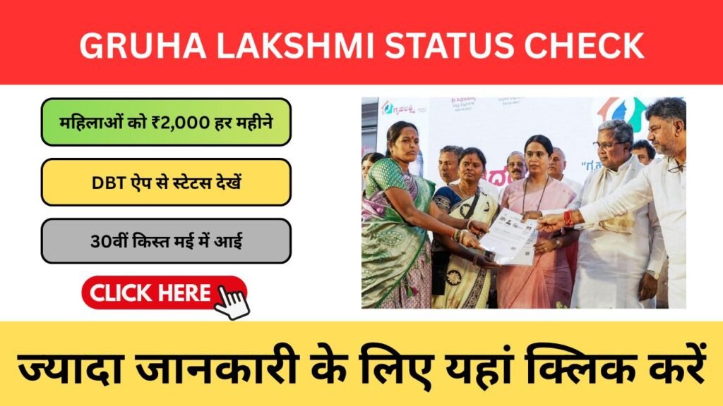 Gruha Lakshmi Status Check: गृह लक्ष्मी और गृह ज्योति योजना का स्टेटस ऑनलाइन कैसे चेक करें? (Latest 2026 Process) Gruha Lakshmi Status Check