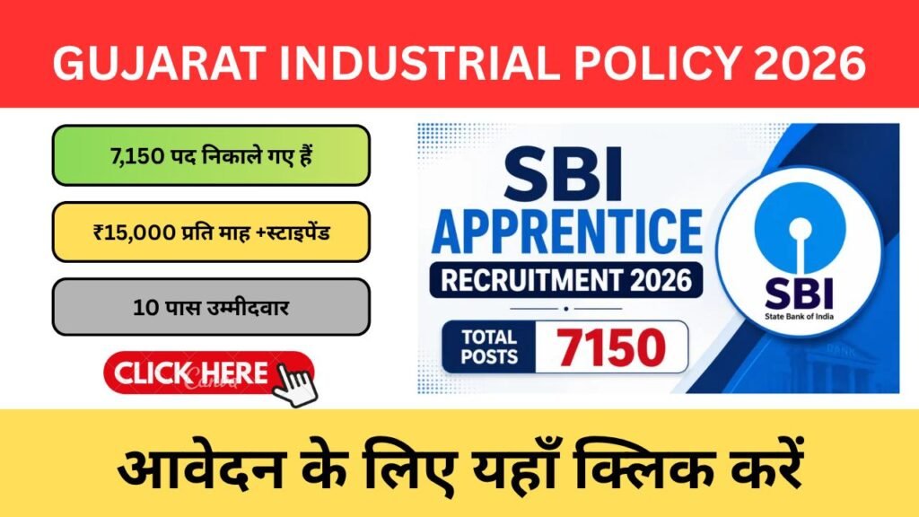 SBI Apprentice Recruitment 2026: 7150 पदों पर सुनहरा मौका, जानें पूरी जानकारी SBI Apprentice Recruitment 2026